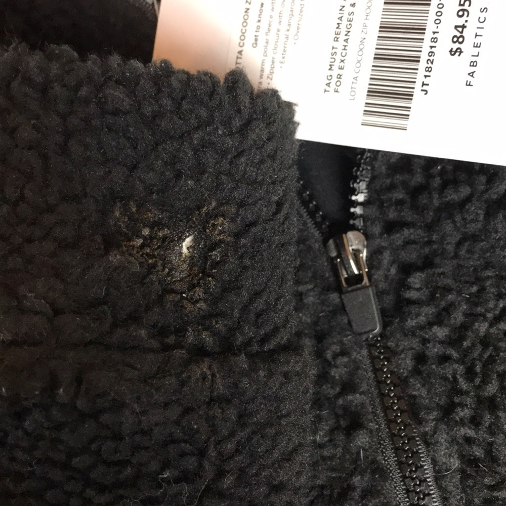 Borg Sherpa Teddy Cozy Zipper Zip Up Hoodie Jacket - Picture 8 of 8